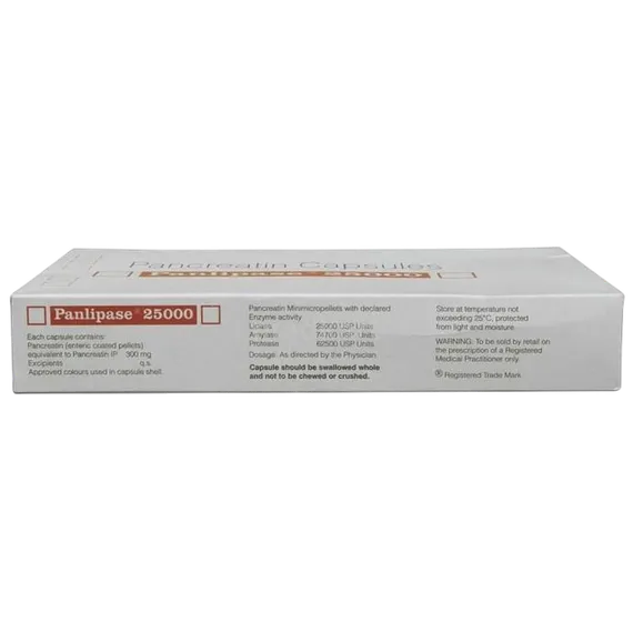 panlipase 25000 capsule 10's